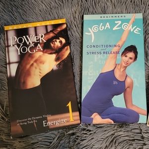 2 Exercise Yoga VHS Tapes